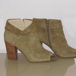 Nine West Zanaideo booties boots leather tan